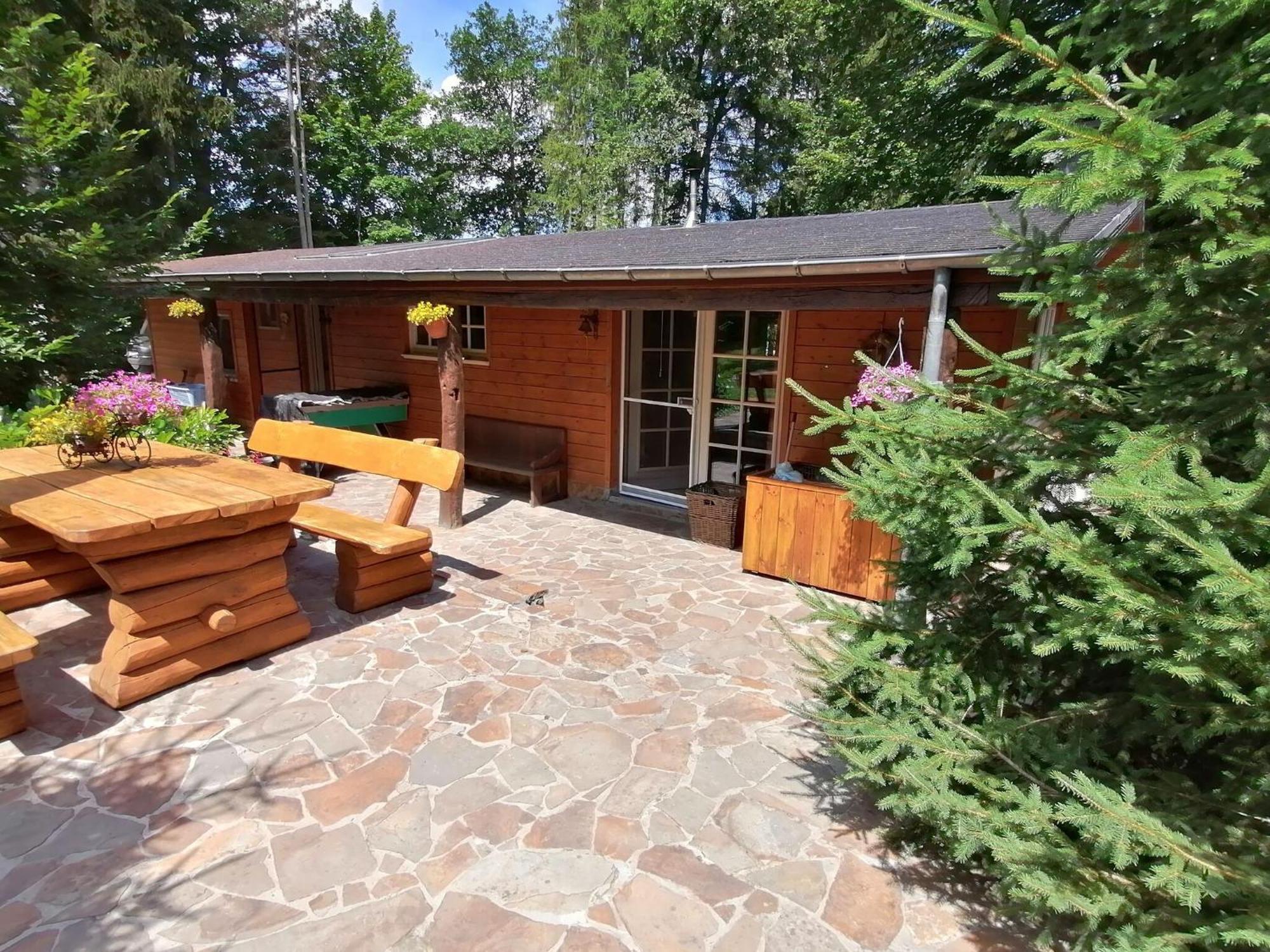 Authentic In With Private Fish Pond Chalet Wibrin